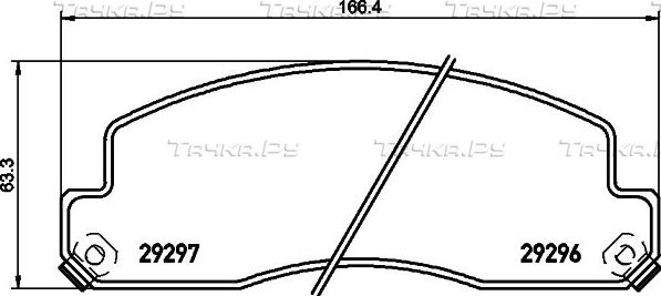 Тормозные колодки Nisshinbo. Артикул NP1100