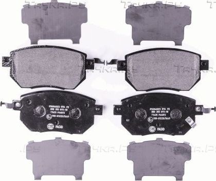 Тормозные колодки Hella передние для Infiniti FX II (S51) 2008-2013. Артикул 8DB 355 011-101