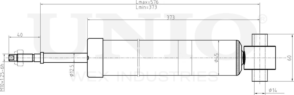 Амортизатор подвески (Unio). Артикул SAB-10679