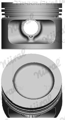 Поршень Nural для Volkswagen Golf I 1982-1983. Артикул 87-109407-50