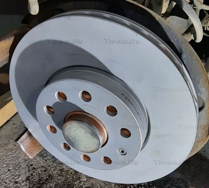 Тормозной диск ATE передний для Volkswagen Golf VII 2012-2026. Артикул 24.0124-0258.1
