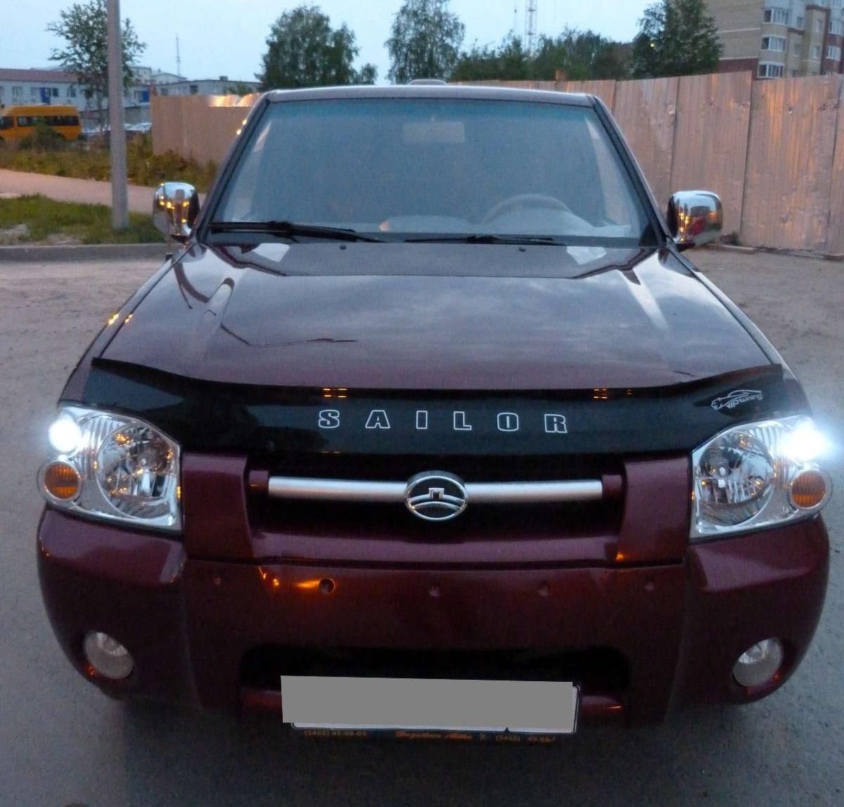 Дефлектор Vip-Tuning для капота Great Wall Sailor 2007-2010. Артикул GW01