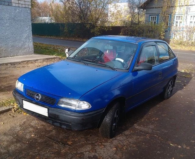 Дефлекторы Cobra Tuning для окон Opel Astra F 3дв хэтчбек 1991-1998. Артикул O13791