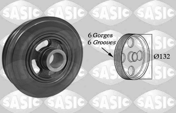 Шкив коленвала Sasic для Ford B-MAX 2012-2018. Артикул 2156084