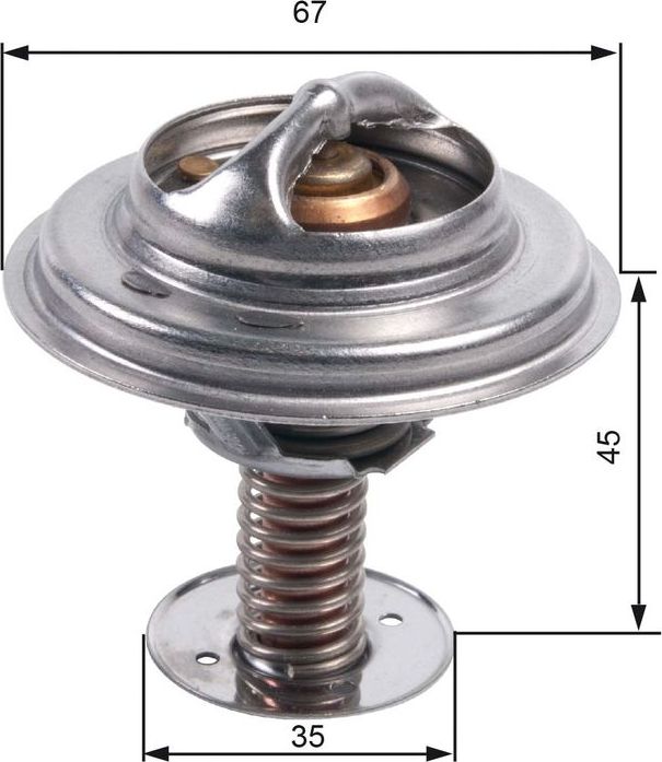 Термостат Gates. Артикул TH45682G1