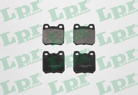 Тормозные колодки LPR. Артикул 05P584