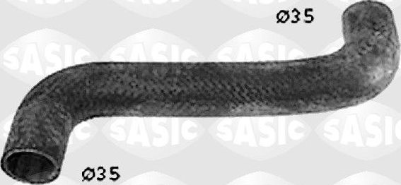 Патрубок радиатора (системы охлаждения) Sasic. Артикул SWH6711