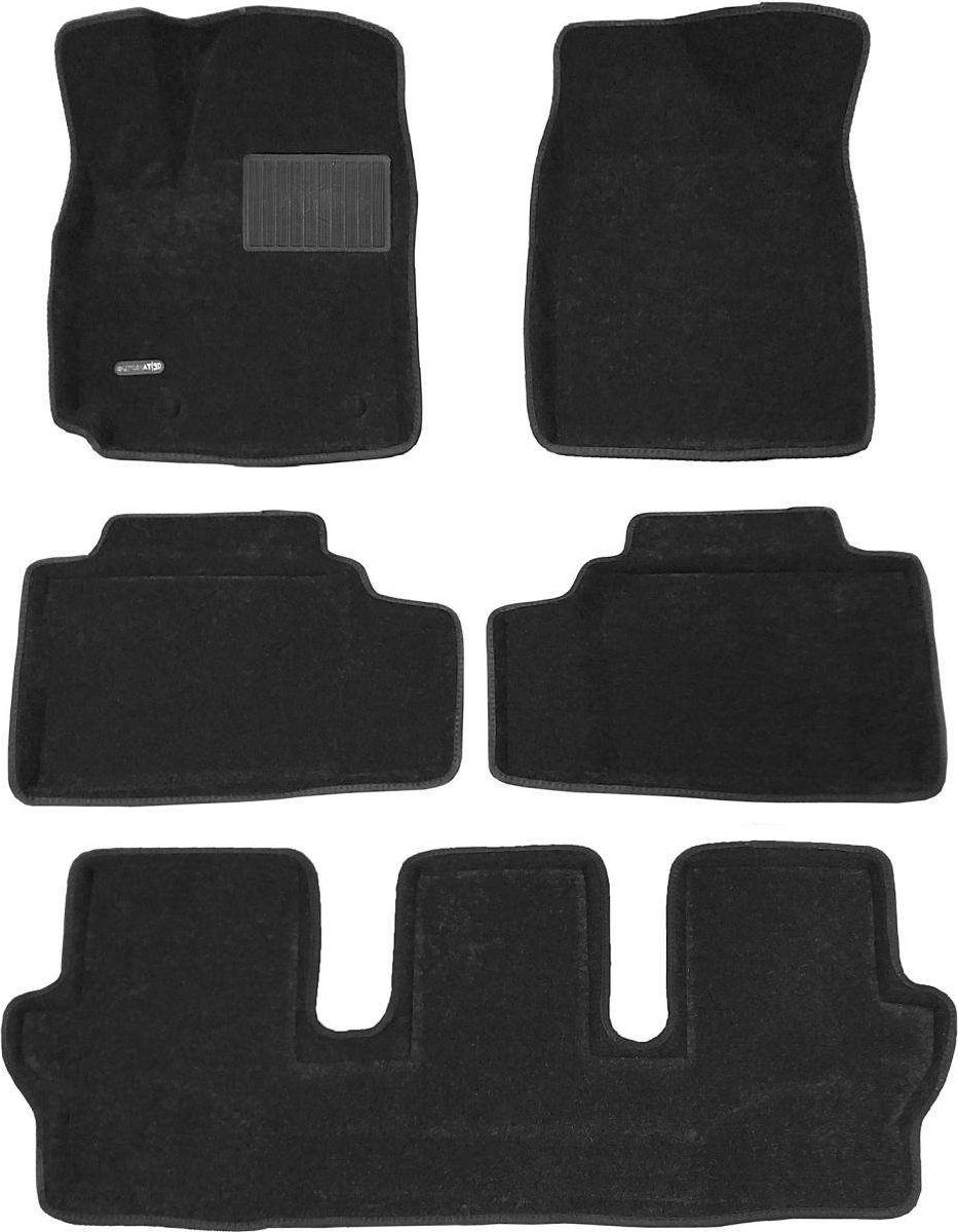 Коврики текстильные Euromat 3D Business для салона VGV U70 Pro (+ 3-ряд) 2024-2026. Артикул EMC3D-005800.1