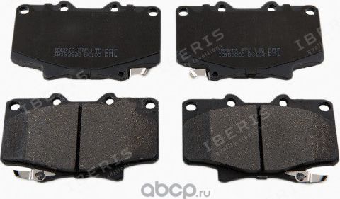 КОЛОДКИ ТОРМОЗНЫЕ ПЕР К-Т TOYOTA LAND CRUISER V (J80), LAND CRUISER IV (Iberis). Артикул IB153233 