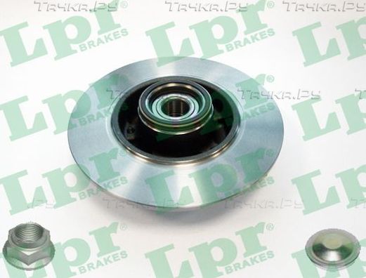 Тормозной диск LPR LPR HUB BRAKE DISC LINE задний для Renault Megane IV 2010-2026. Артикул R1084PCA