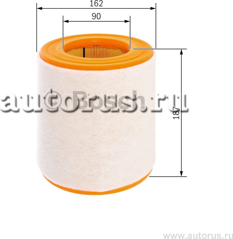 Фильтр воздушный (Bosch). Артикул F026400261