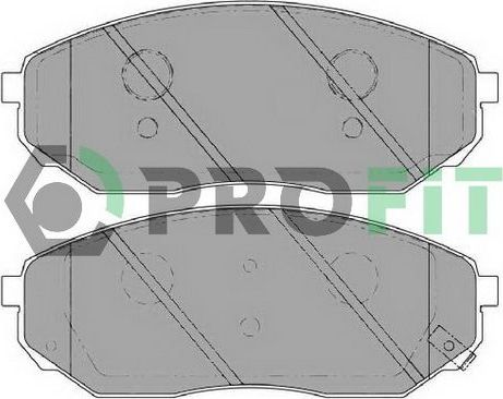 Тормозные колодки Profit. Артикул 5000-1735