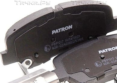 Тормозные колодки Patron передние для Hyundai i20 II 2014-2026. Артикул PBP017