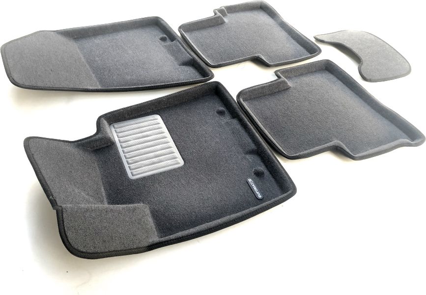 Коврики текстильные Euromat 3D Business для салона Kia Sportage IV 2016-2026 Темно-серые. Артикул EMC3D-002927G