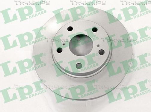 Тормозной диск LPR TOTAL COATED передний для Toyota Auris I 2007-2012. Артикул T2048VR