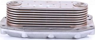 Радиатор масляный (маслоохладитель) для двигателя Nissens (алюминий). Артикул 91141