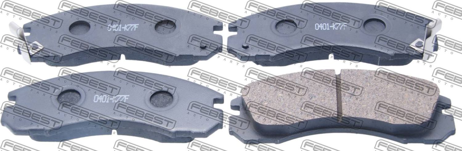 Тормозные колодки Febest. Артикул 0401-K77F