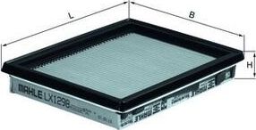 Воздушный фильтр Mahle-Knecht. Артикул LX 1298