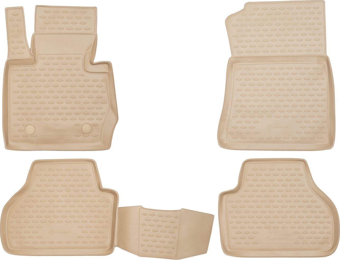 Коврики Element для салона BMW X3 F25 2010-2017 БЕЖЕВЫЕ. Артикул NLC.05.30.212kh