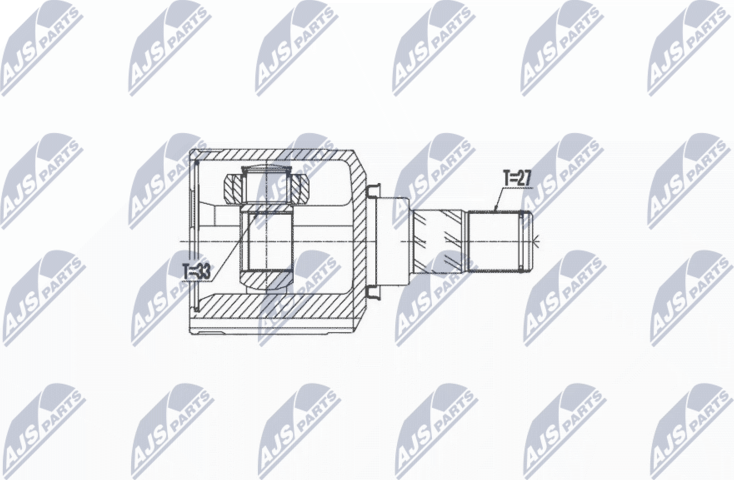 Шрус внутренний (граната) NTY. Артикул NPW-MS-052