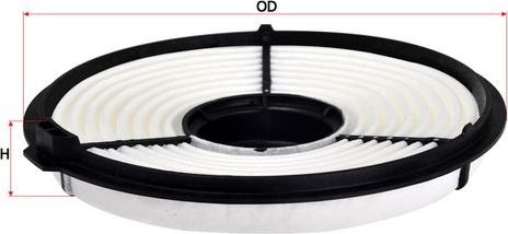 Воздушный фильтр Sakura. Артикул A-1411
