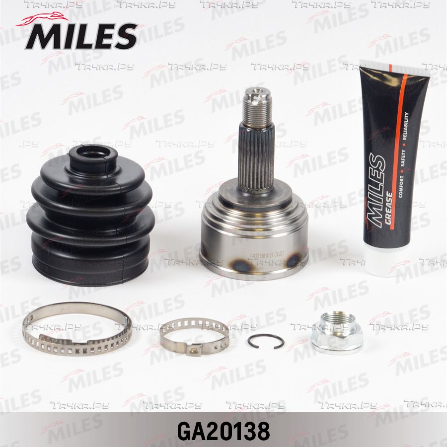 Шрус наружный (граната) Miles передний для Honda Civic V 1991-1996. Артикул GA20138