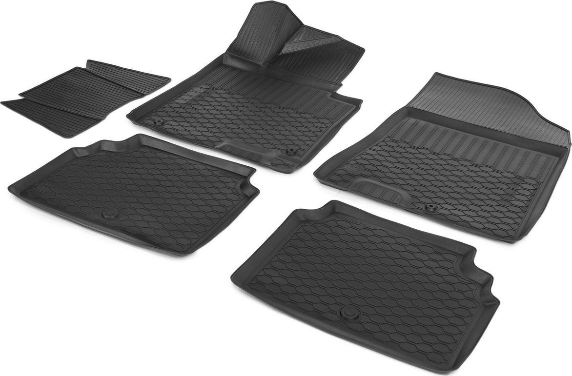 Коврики Rival для салона Hyundai Sonata VIII DN8 седан 2019-2026. Артикул 12313001