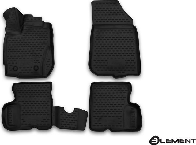 Коврики Element 3D для салона Nissan Terrano III 2014-2026. Артикул ELEMENT3D3659210k