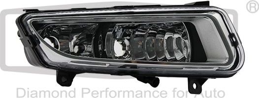 Фара противотуманная DPA правая для Volkswagen Polo V 2009-2026. Артикул 89410815702