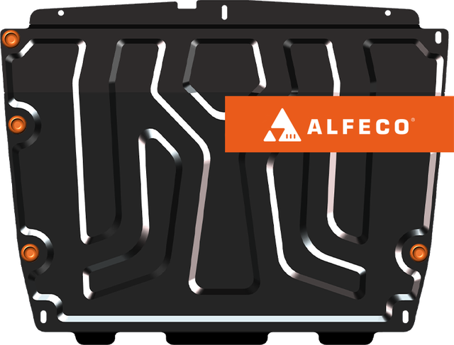 Защита Alfeco для картера и КПП SsangYong Actyon II 2010-2026. Артикул ALF.21.08