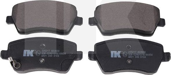 Тормозные колодки NK. Артикул 225217