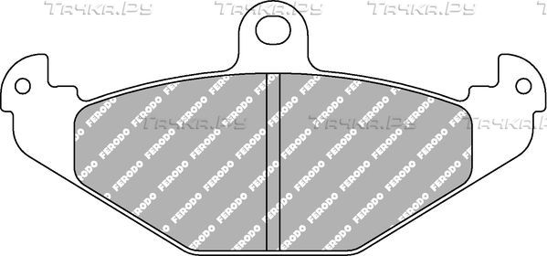 Тормозные колодки FERODO RACING DS3000 для Renault Laguna I 1993-2001. Артикул FCP878R