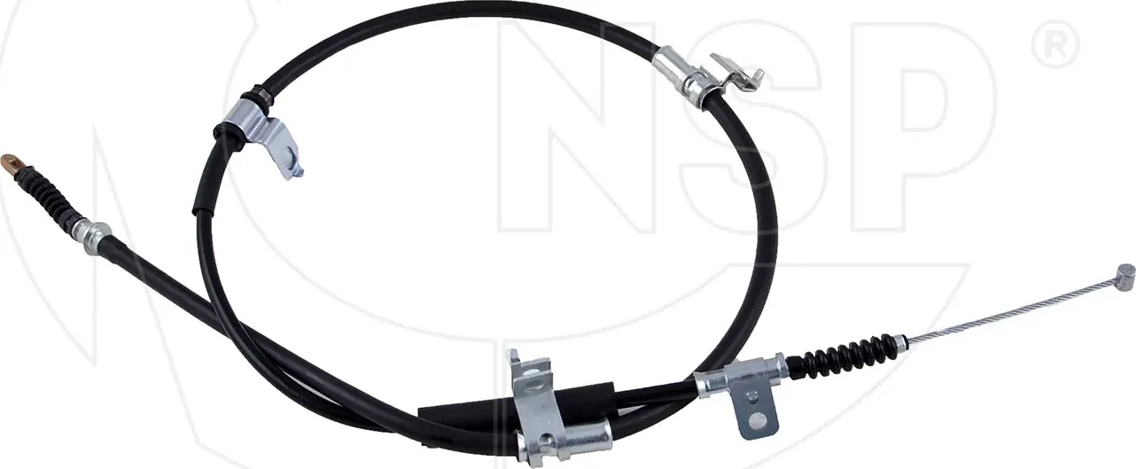 Трос стояночного тормоза правый HYUNDAI Starex NSP02597704H300 NSP. Артикул NSP02597704H300
