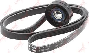 Приводной ремень поликлиновой с роликами (комплект) LYNXauto для Alfa Romeo 159 2005-2011. Артикул PK-5021