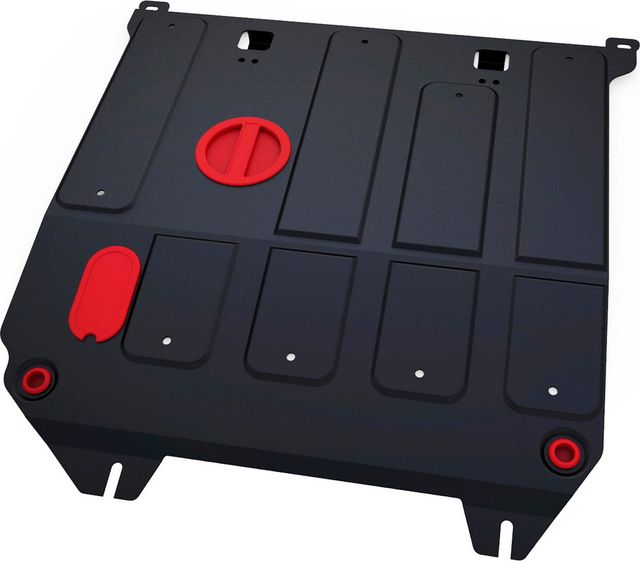 Защита АвтоБРОНЯ для картера и КПП Haima M3 МКПП 2014-2017. Артикул 111.07003.1