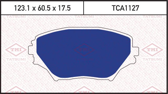 Колодки тормозные TOYOTA RAV4 00- перед. (Tatsumi). Артикул TCA1127