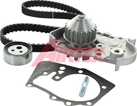 Помпа (водяной насос) с комплектом ремня ГРМ Airtex для Dacia Logan I 2004-2012. Артикул WPK-157802