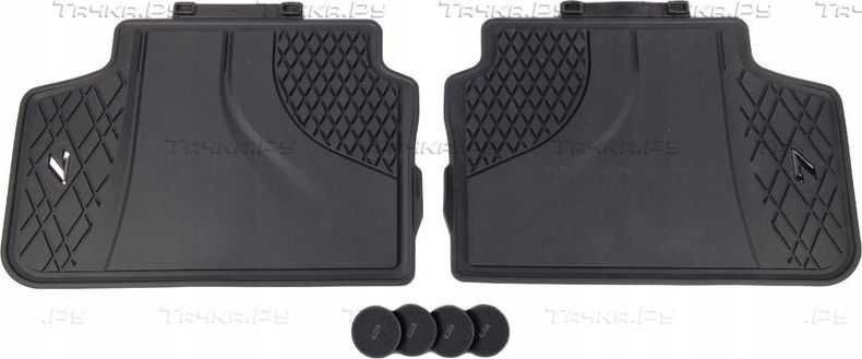 Коврики BMW (OEM) оригинальные 3D для салона BMW 7 G11, G12 короткая база (вкл. xDrive) 2015-2026 задние. Артикул 51472444039