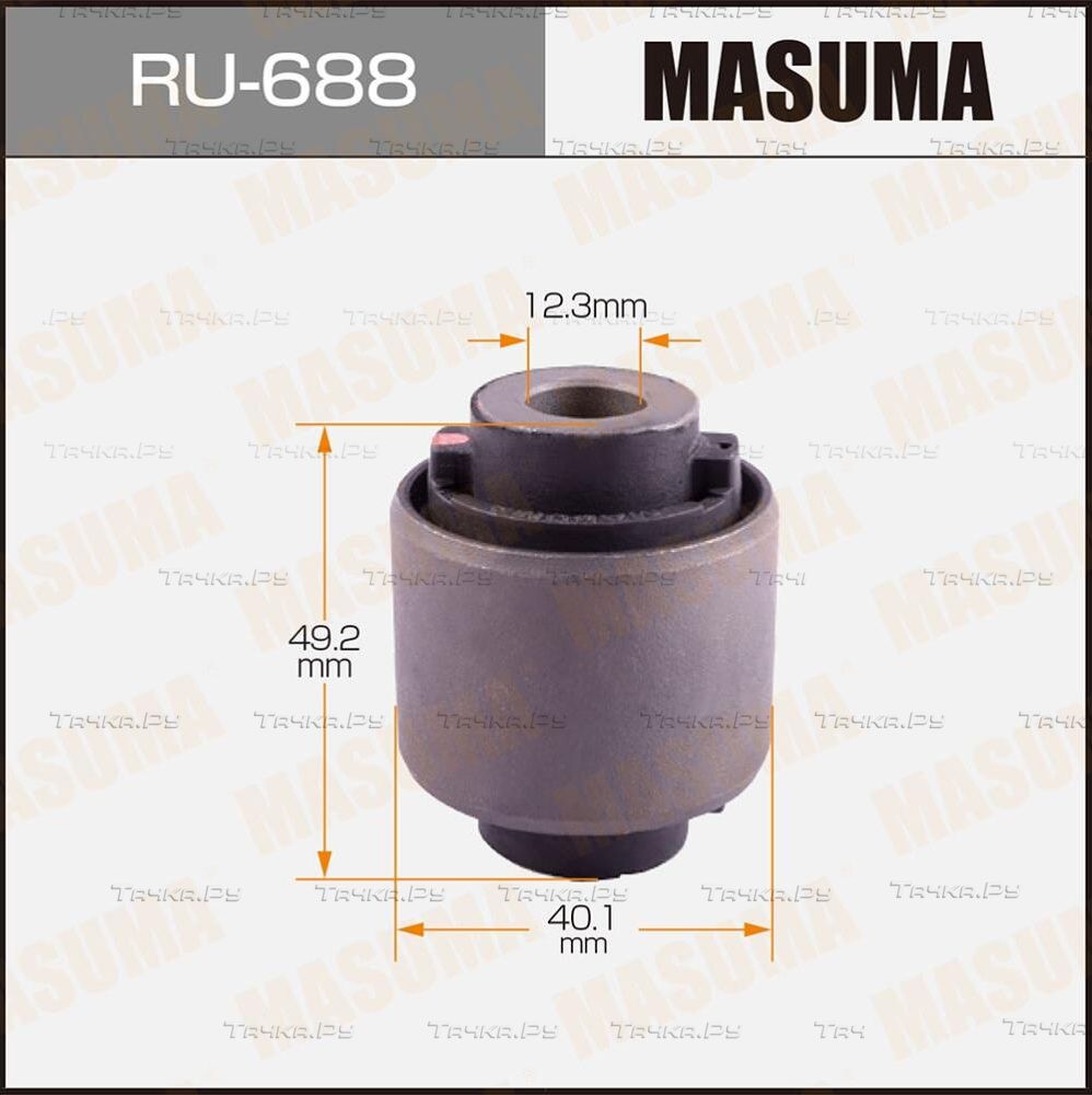 Сайлентблок заднего рычага подвески Masuma. Артикул RU-688