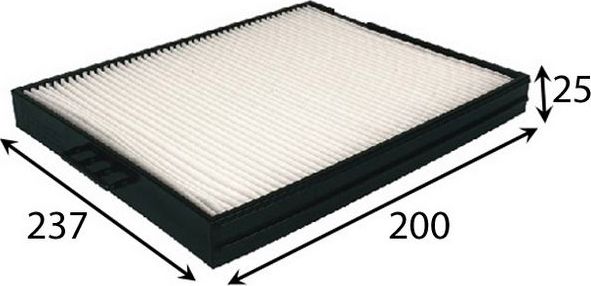 Салонный фильтр JS Asakashi. Артикул AC11002