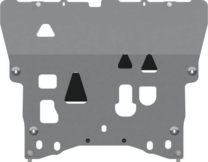 Защита алюминиевая Шериф (5 мм) для картера и КПП Volvo V90 CC 2017-2026. Артикул 25.2891 V1