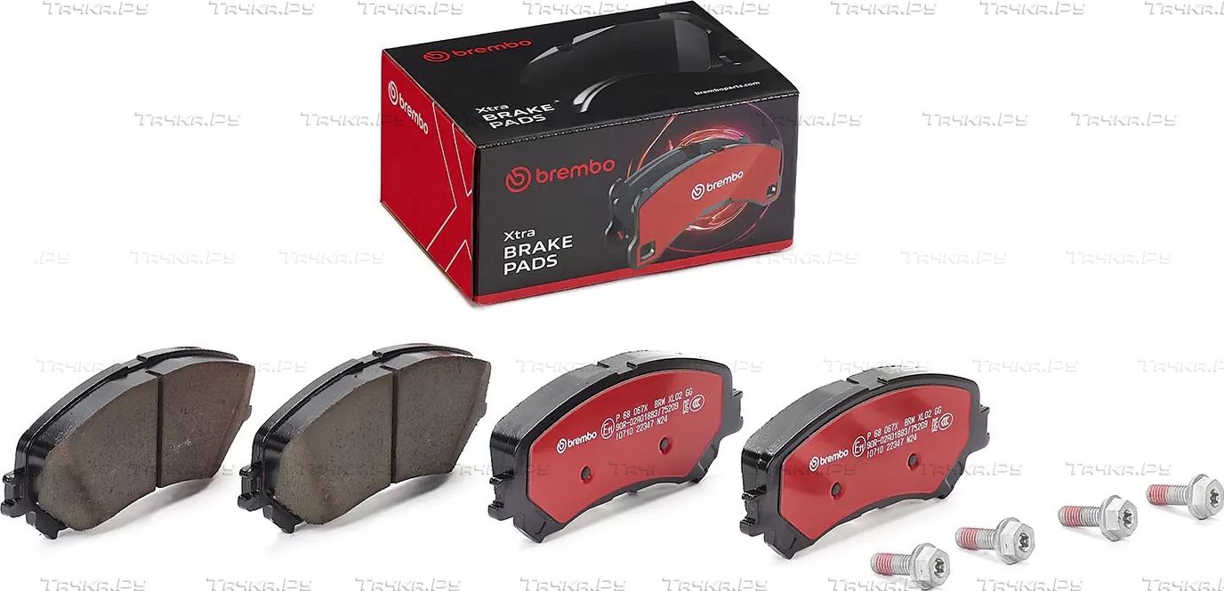 Тормозные колодки Brembo XTRA LINE для Renault Megane IV 2015-2026. Артикул P 68 067X