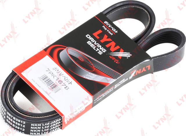 Приводной ремень поликлиновой LYNXauto для Lancia Thema I 1987-1992. Артикул 7PK1678