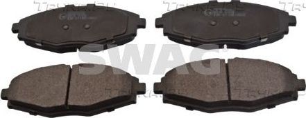 Тормозные колодки SWAG передние для Daewoo Matiz I 1998-2015. Артикул 89 91 6341