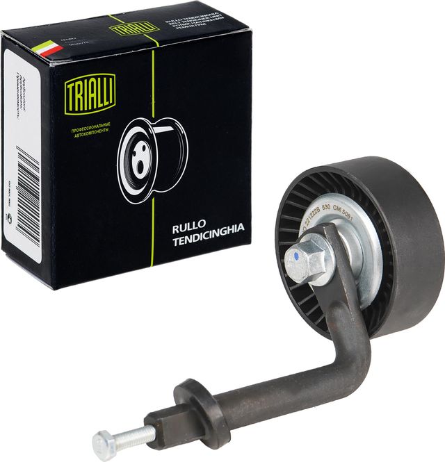 Натяжной ролик (натяжитель) приводного клинового зубчатого ремня Trialli. Артикул CM 5081