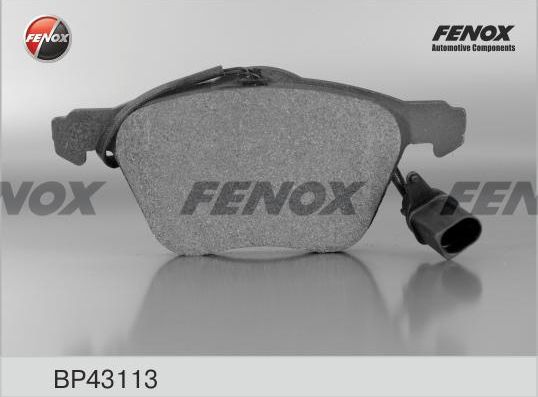 Тормозные колодки Fenox. Артикул BP43113