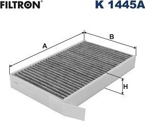 Салонный фильтр Filtron. Артикул K 1445A