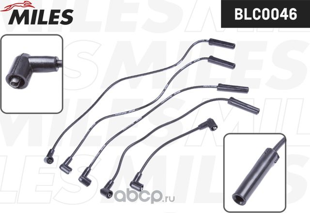 Провода в/в ваз 2108 карбюратор силиконовые (Miles). Артикул blc0046