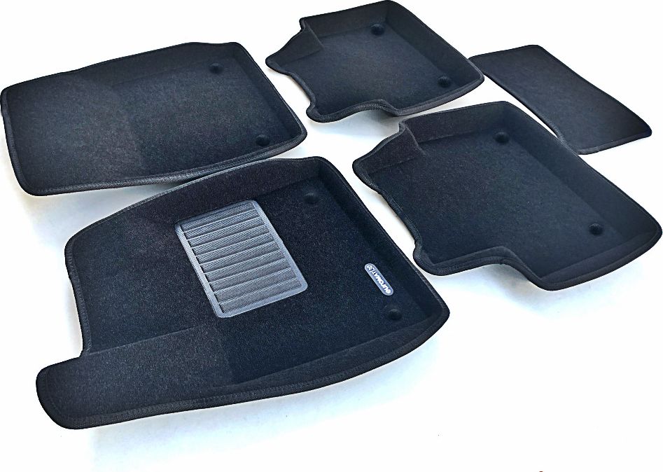 Коврики текстильные Euromat 3D Business для салона Jaguar I-Pace 2018-2026. Артикул EMC3D-002758