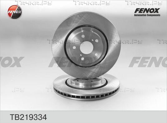 Тормозной диск Fenox передний для Lexus RX III 2008-2015. Артикул TB219334